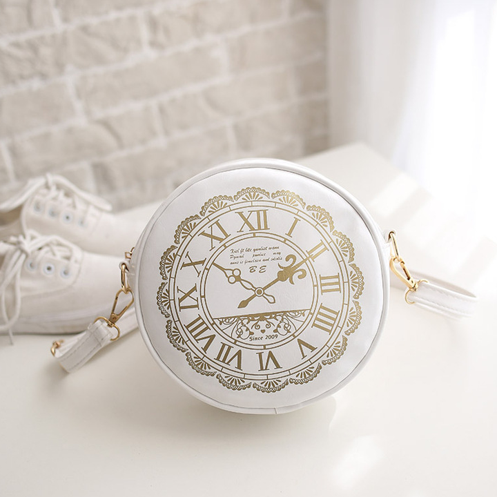 Sweet Lolita Cute Alice Clock Crossbody bags