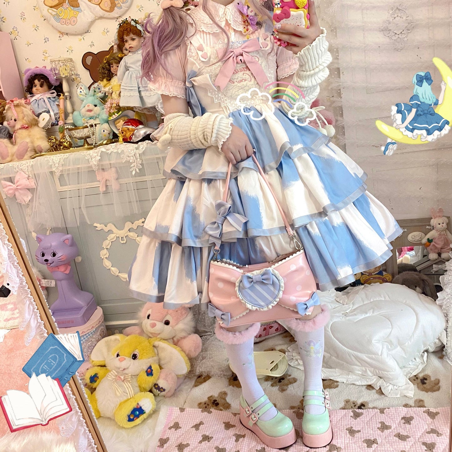 JSK Dress♥Pre-order 3 weeks♥ Strawberry Cow♥Sweet Lolita Dress