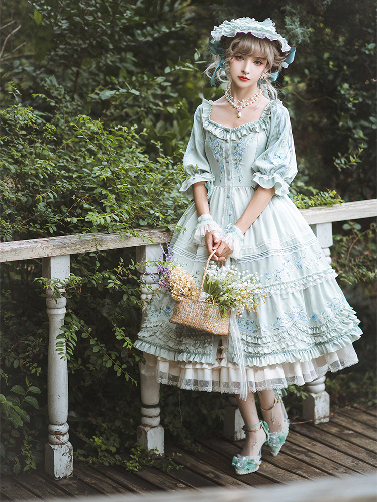 OP Set ♥Ready to Ship♥Former Days Souvenirs♥Hime Lolita Dress