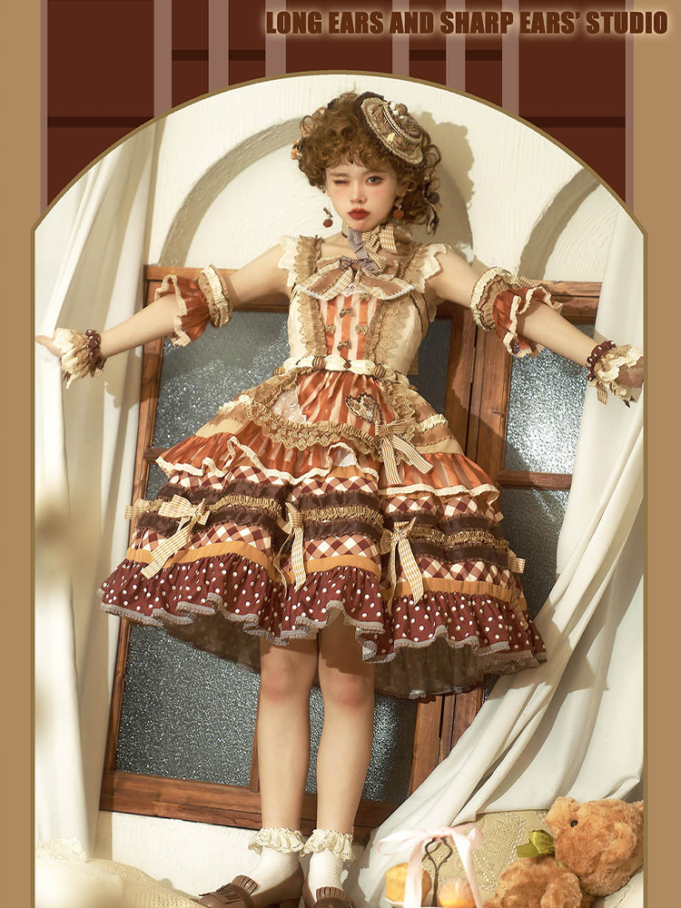 JSK Full Set ♥Pre-order♥Chocolate Cake ♥Sweet Lolita Dress