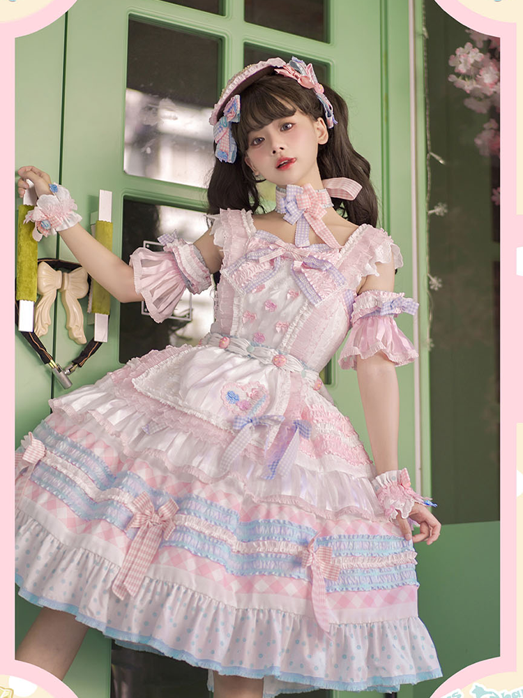 JSK Full Set ♥Pre-order♥Ice Cream Cake ♥Sweet Lolita Dress