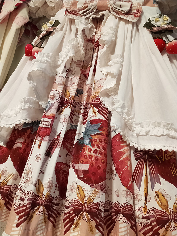 JSK & OP Dress♥Ready to Ship♥ Strawberry Revolution ♥Sweet Lolita Dress