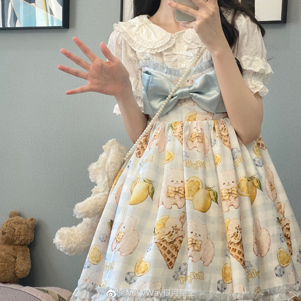Peter Pan Collar Lolita Dress Blouse