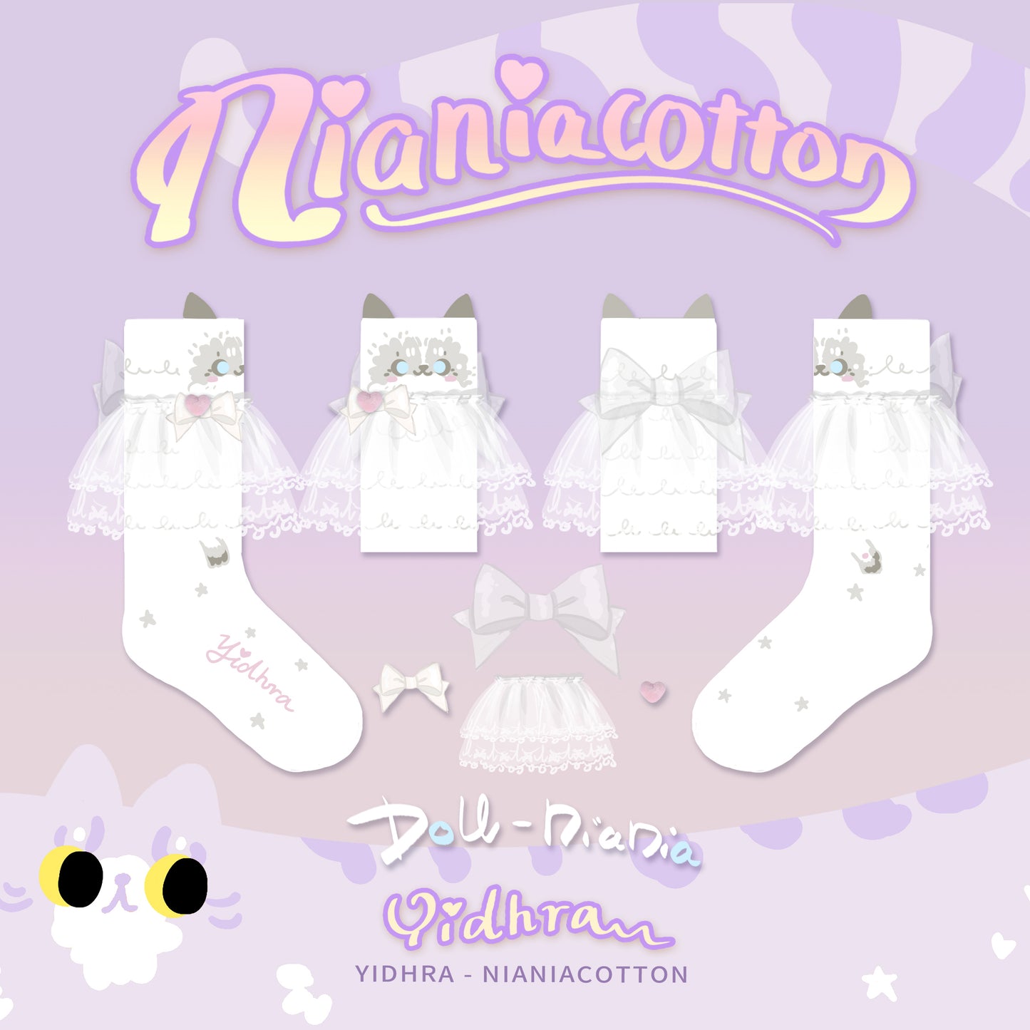 Cat Socks By Yidhra