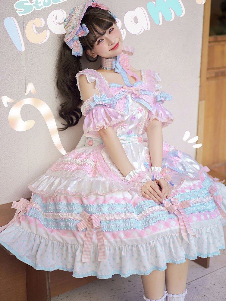 JSK Full Set ♥Pre-order♥Ice Cream Cake ♥Sweet Lolita Dress