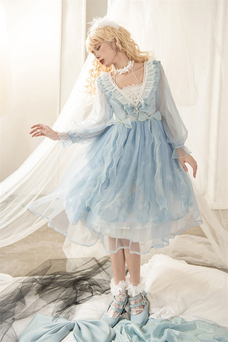 OP♥Ready to Ship♥Planet Butterfly♥Sweet Lolita Dress