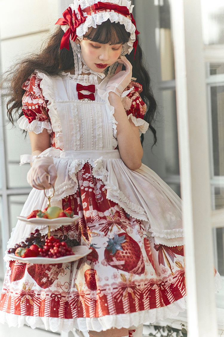 JSK & OP Dress♥Ready to Ship♥ Strawberry Revolution ♥Sweet Lolita Dress