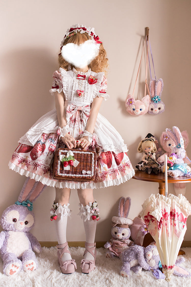 JSK & OP Dress♥Ready to Ship♥ Strawberry Revolution ♥Sweet Lolita Dress