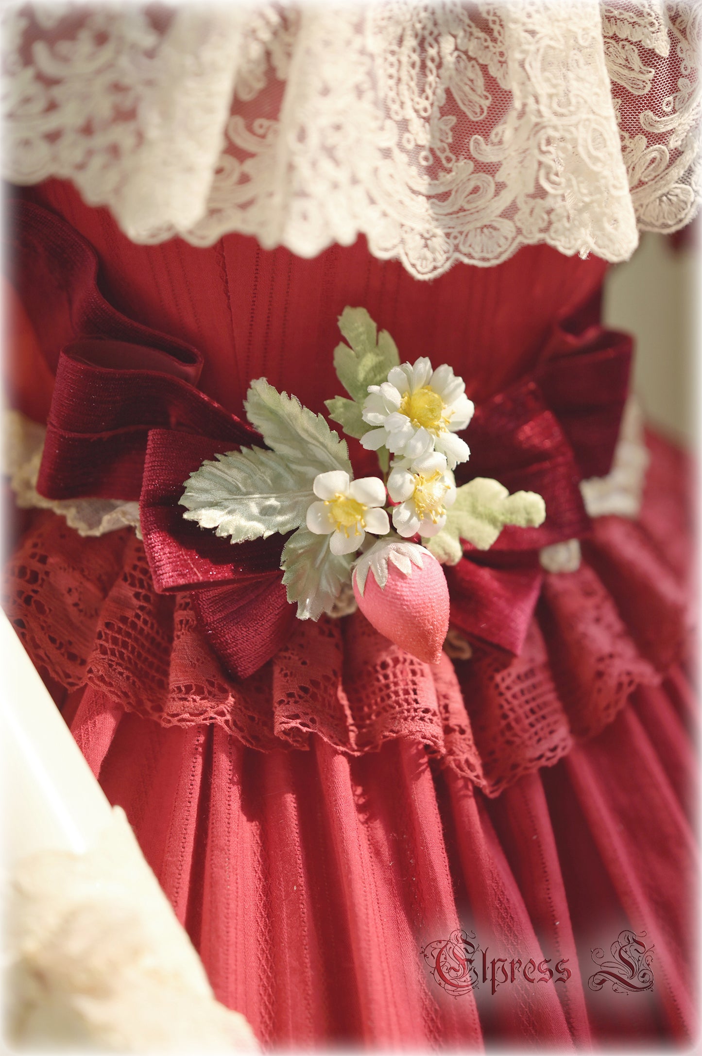 OP Dress Full Set♥Pre-order 3 months♥ Xingxiang Red Color ♥Sweet Lolita Dress