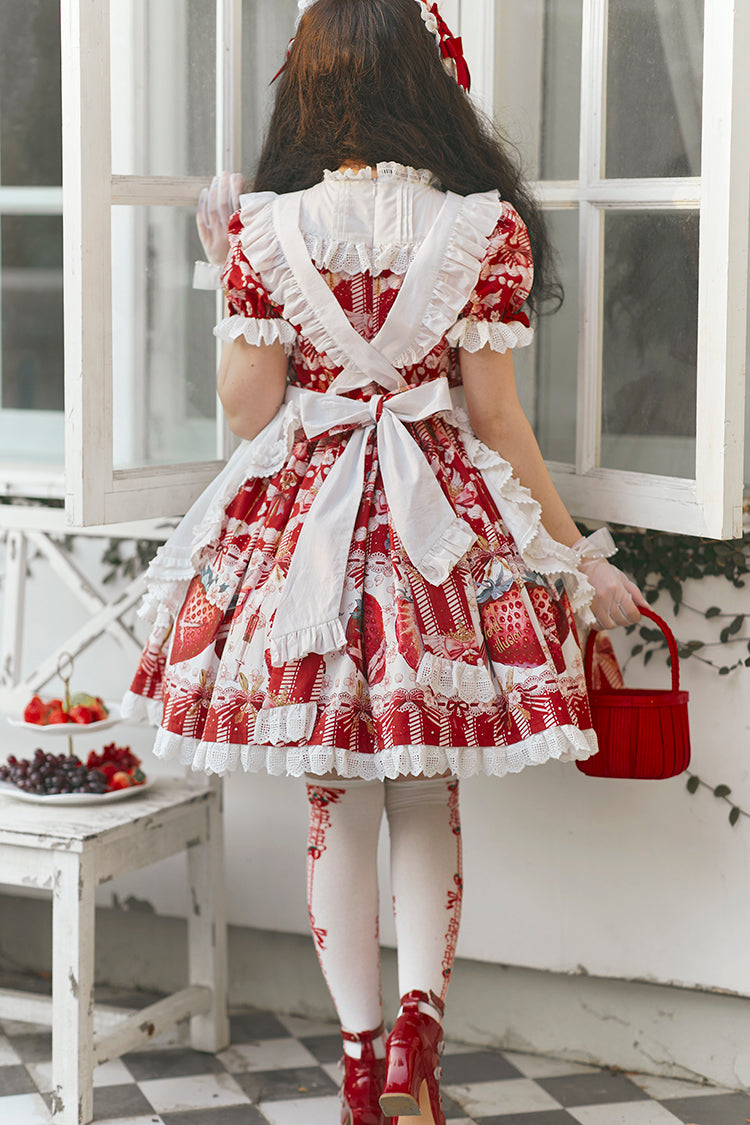 JSK & OP Dress♥Ready to Ship♥ Strawberry Revolution ♥Sweet Lolita Dress