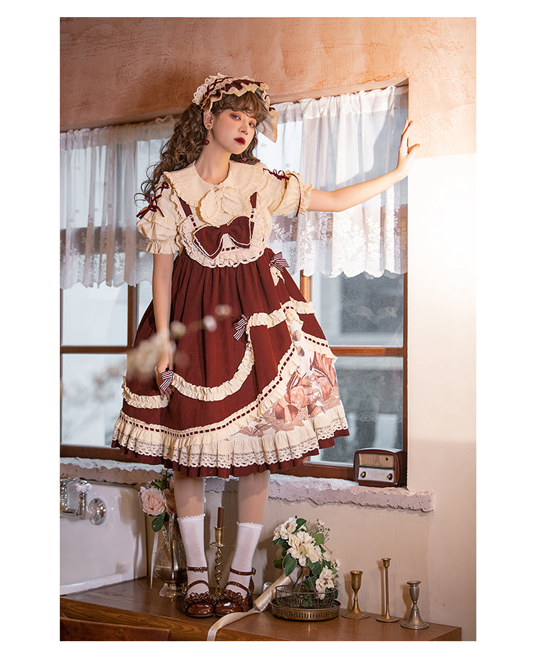 JSK & Blouse ♥Ready to Ship♥Little Acorn♥Sweet Lolita JSK Dress