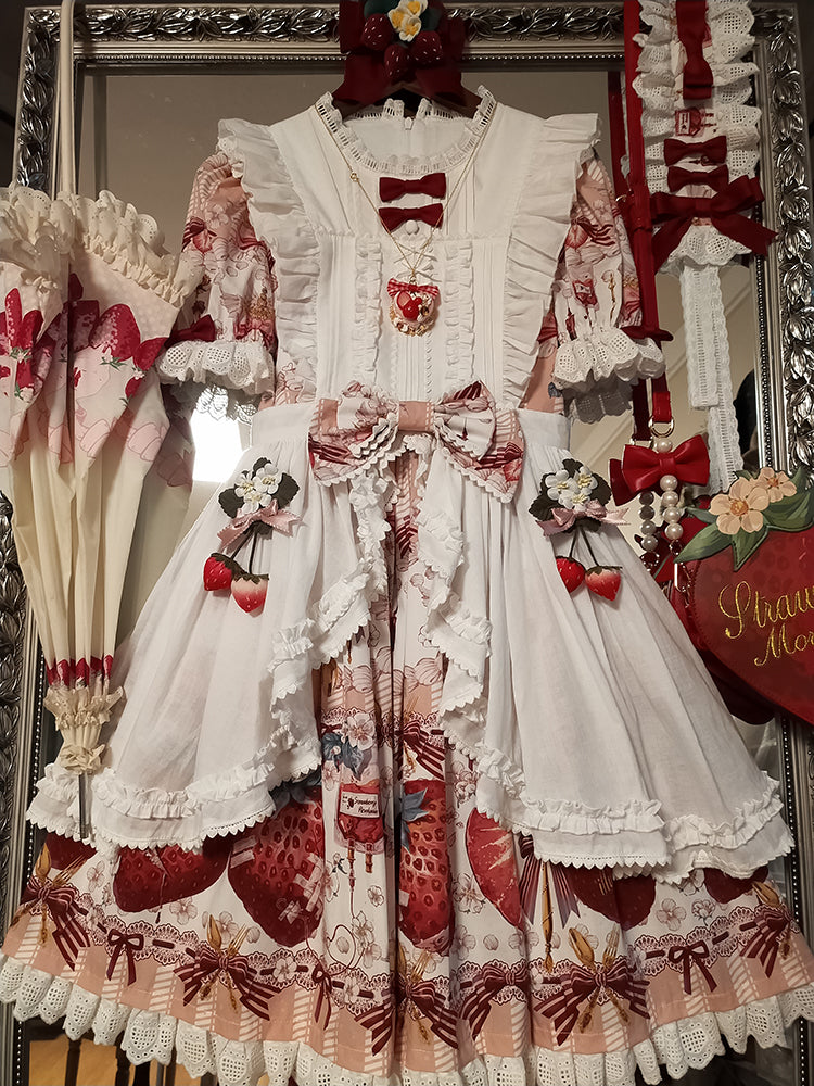JSK & OP Dress♥Ready to Ship♥ Strawberry Revolution ♥Sweet Lolita Dress