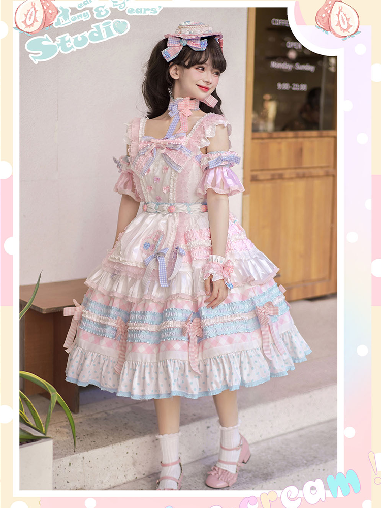 JSK Full Set ♥Pre-order♥Ice Cream Cake ♥Sweet Lolita Dress