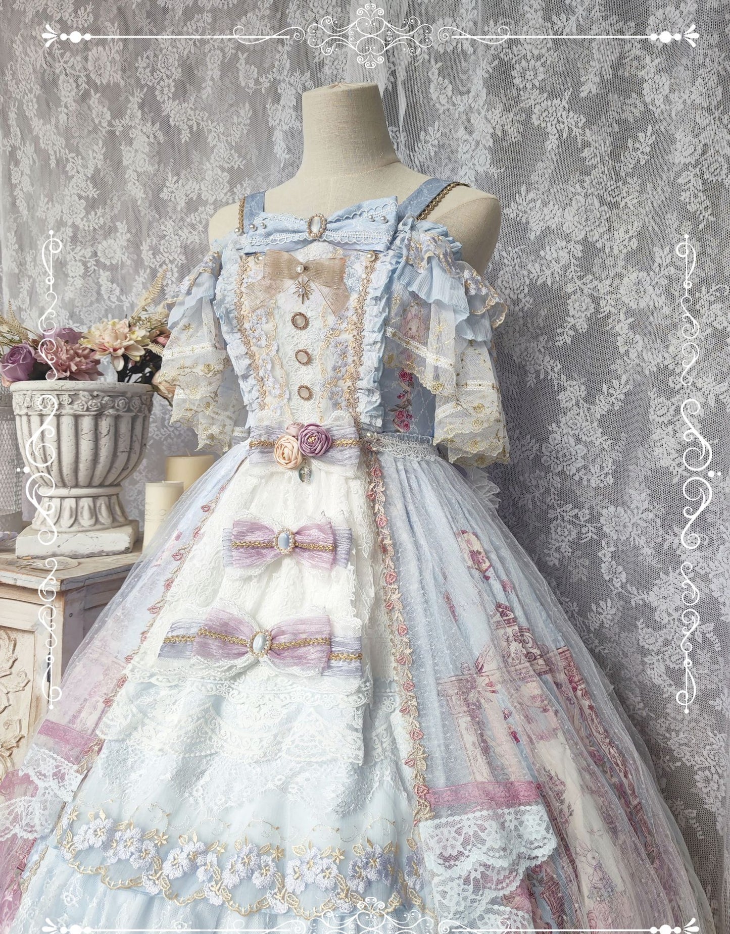JSK Set ♥Ready to Ship♥Song in the moonlight ♥Hime Lolita Dress