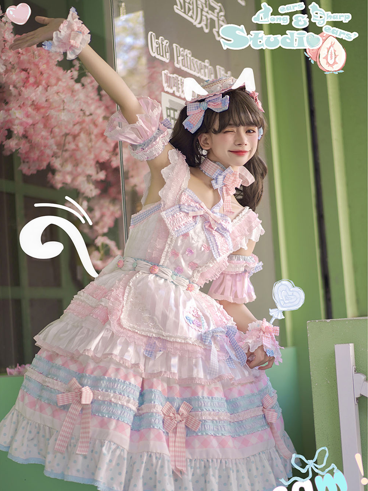 JSK Full Set ♥Pre-order♥Ice Cream Cake ♥Sweet Lolita Dress