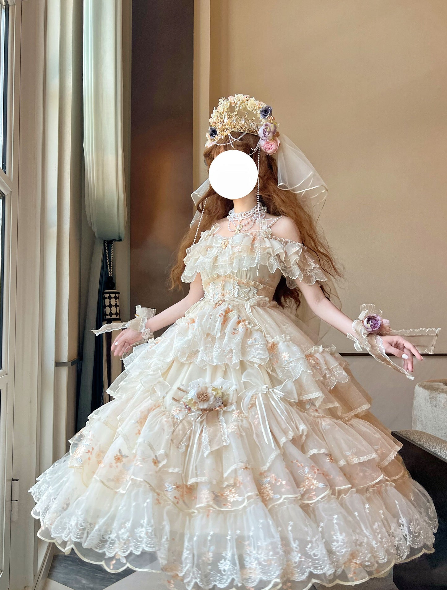JSK Dress♥Pre-order-2 Months♥ Flower God Flora ♥Hime Lolita Dress