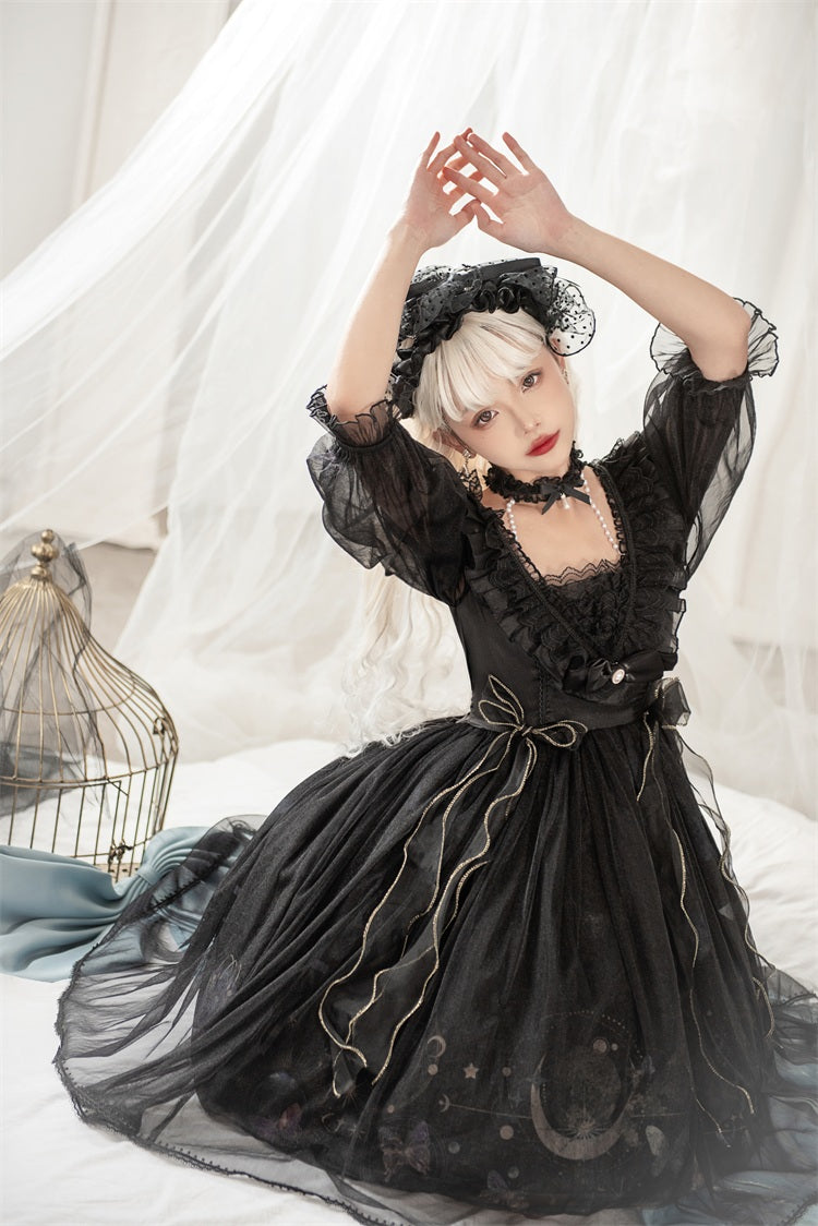 OP♥Ready to Ship♥Planet Butterfly♥Sweet Lolita Dress