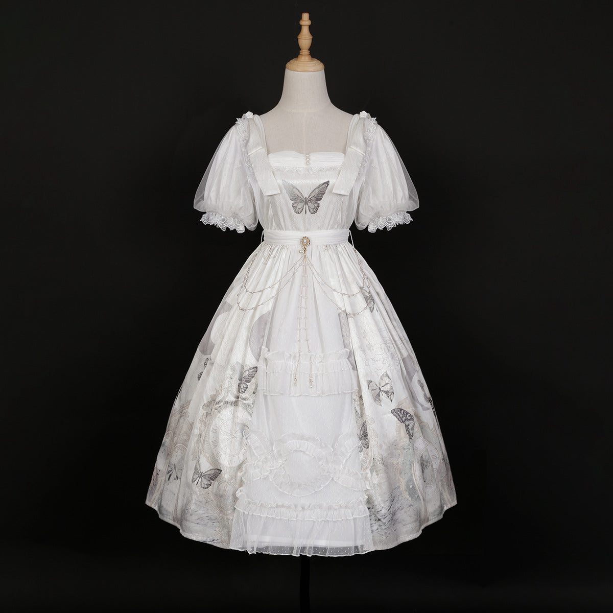 OP ♥Ready to Ship♥The Clock and Butterfly♥Lolita Dress