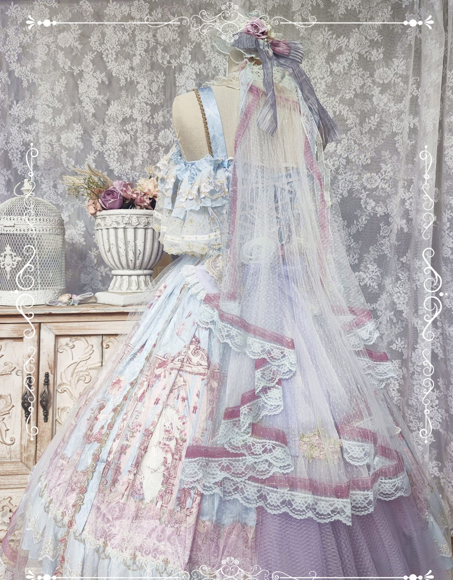 JSK Set ♥Ready to Ship♥Song in the moonlight ♥Hime Lolita Dress