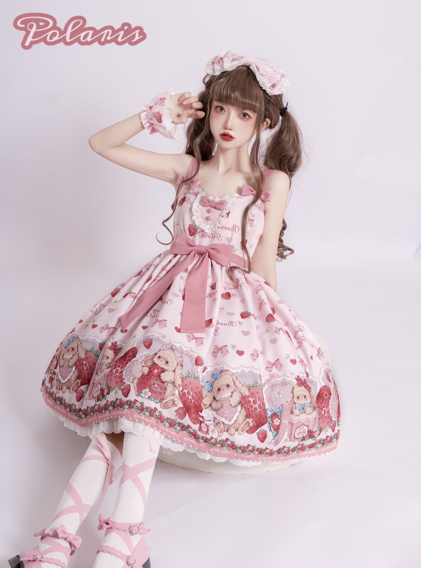 JSK♥Ready to Ship♥Rabbit Berry Gift Box ♥Sweet Lolita Dress
