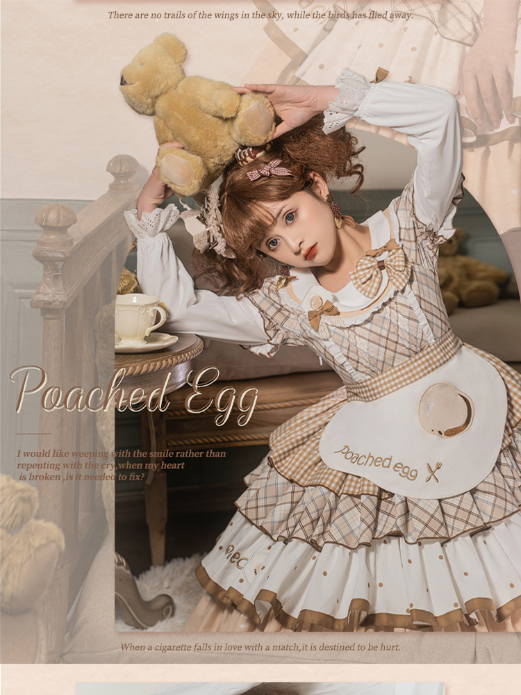 OP♥Ready to Ship♥Poached Egg♥Sweet Lolita Dress
