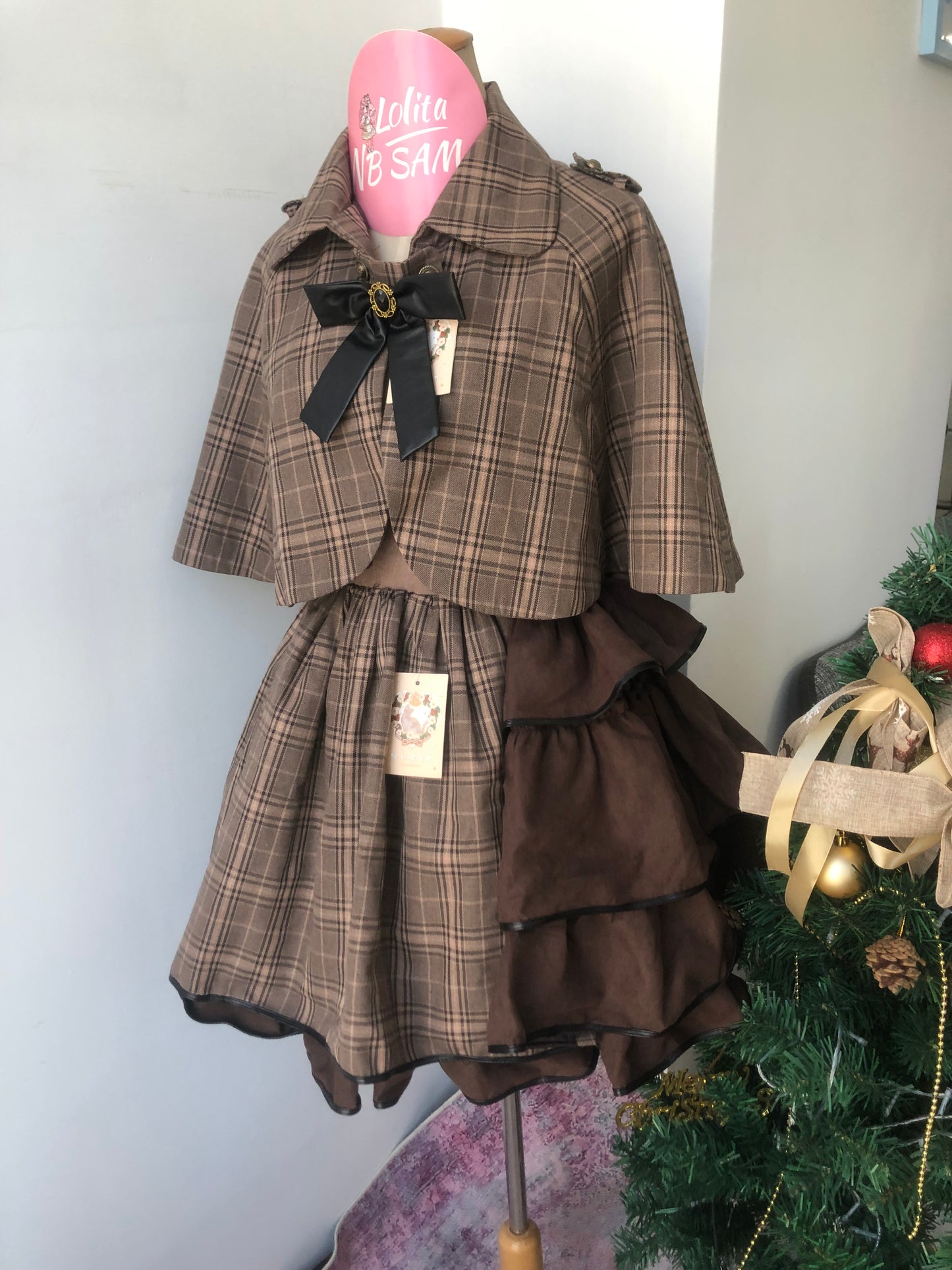 SK♥ Ready to Ship♥Vanilla Latte Little Detective♥ Classic Lolita Dress