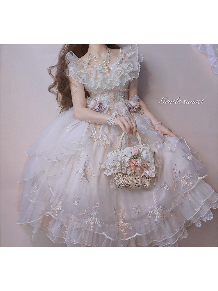 JSK Dress♥Pre-order-2 Months♥ Flower God Flora ♥Hime Lolita Dress