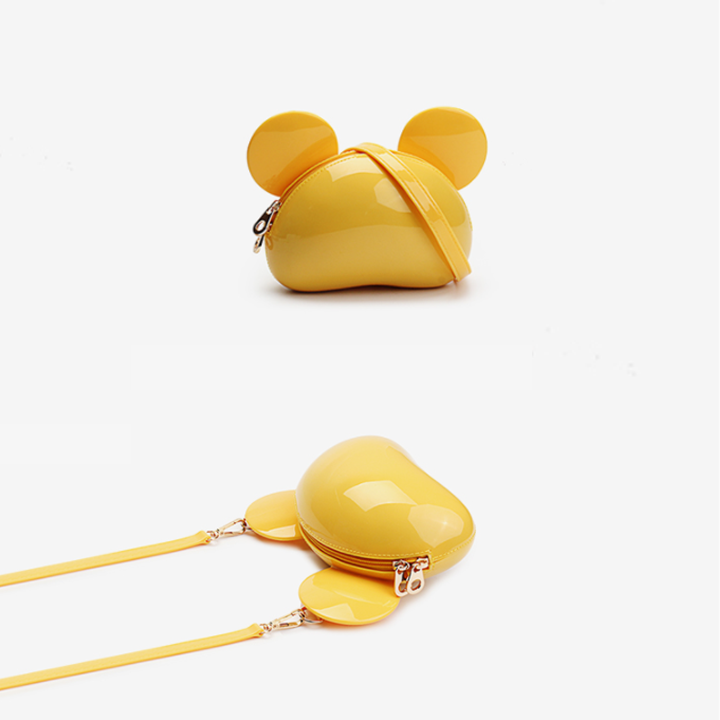 Cute Lolita Micky Mouse Zipper Shoulder Bag