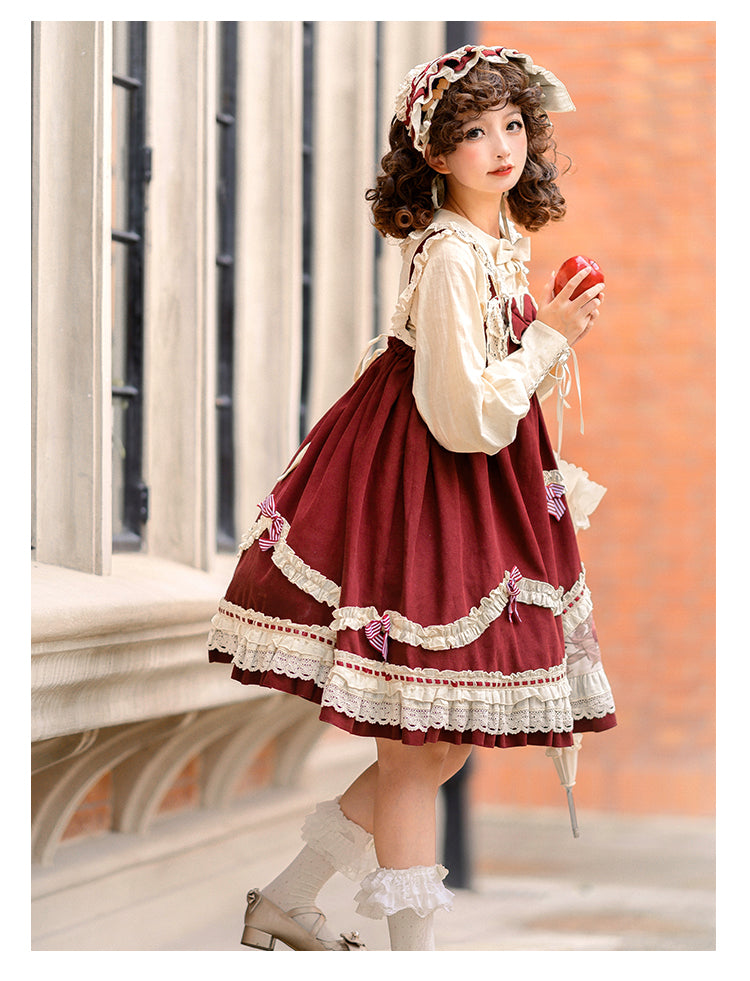 JSK & Blouse ♥Ready to Ship♥Little Acorn♥Sweet Lolita JSK Dress