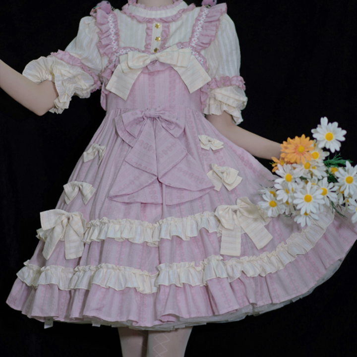 OP Dress♥Ready to Ship♥Rabbits Plant Flowers♥ Cotton Lolita Dress