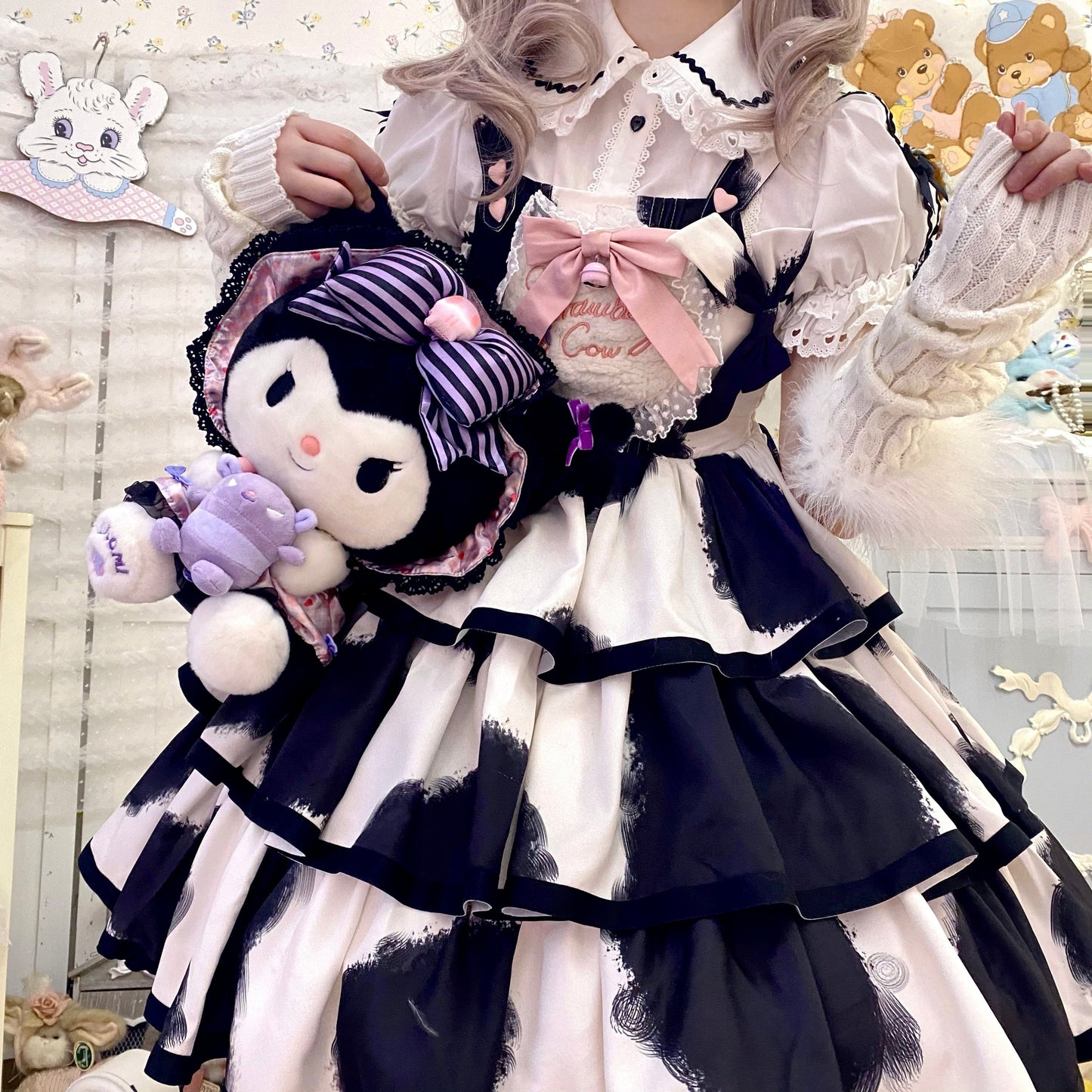 JSK Dress♥Pre-order 3 weeks♥ Strawberry Cow♥Sweet Lolita Dress