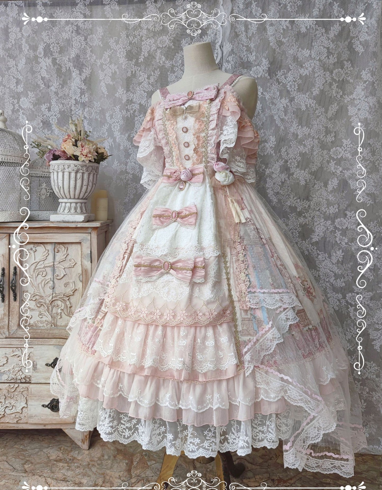 JSK Set ♥Ready to Ship♥Song in the moonlight ♥Hime Lolita Dress