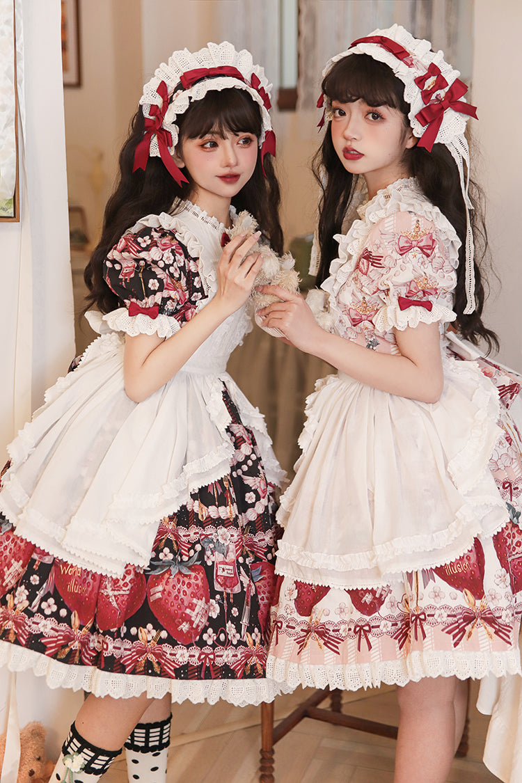 JSK & OP Dress♥Ready to Ship♥ Strawberry Revolution ♥Sweet Lolita Dress