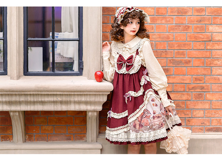 JSK & Blouse ♥Ready to Ship♥Little Acorn♥Sweet Lolita JSK Dress