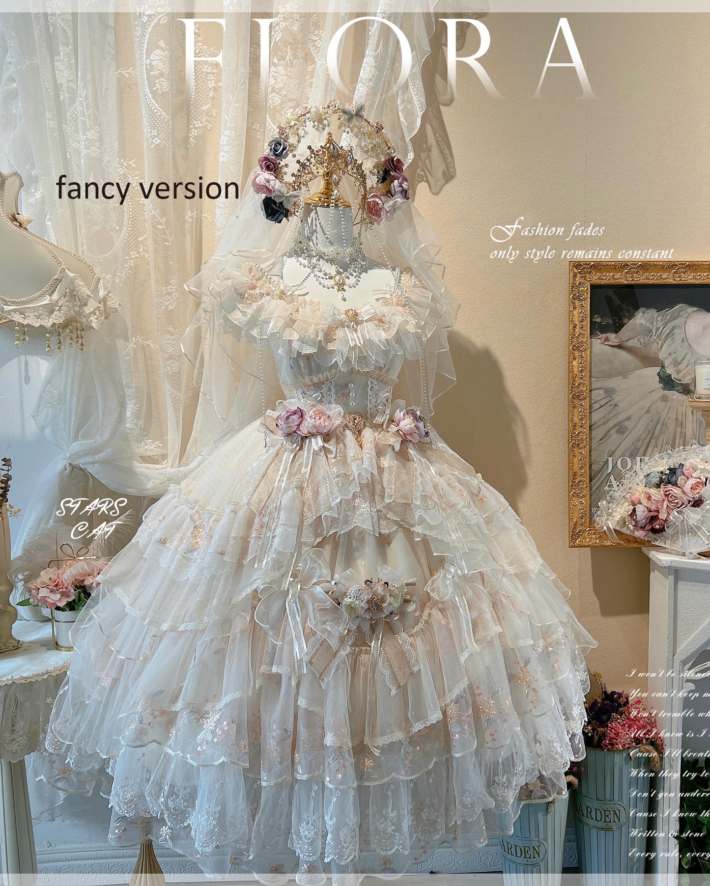 JSK Dress♥Pre-order-2 Months♥ Flower God Flora ♥Hime Lolita Dress