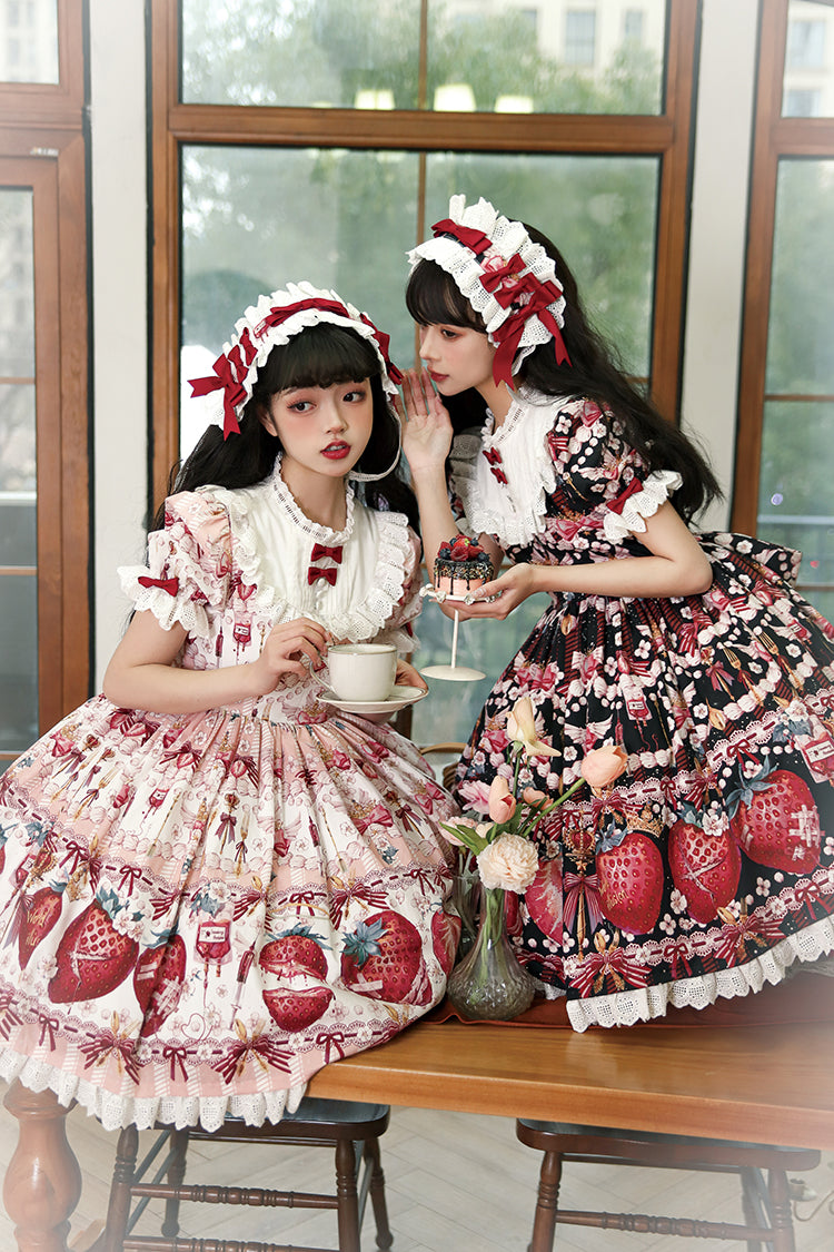 JSK & OP Dress♥Ready to Ship♥ Strawberry Revolution ♥Sweet Lolita Dress