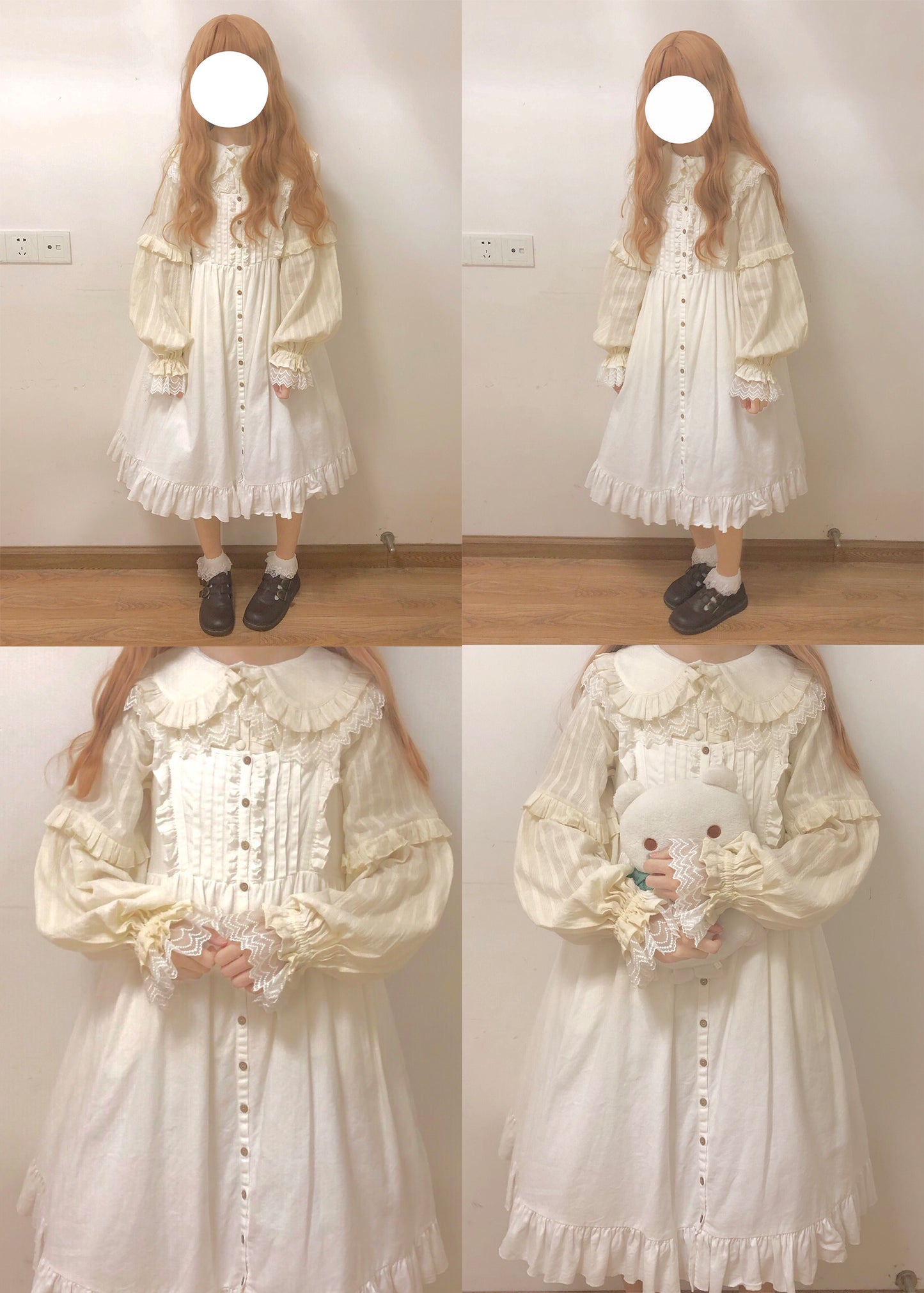 Blouse ♥pre-order 2 weeks♥Cream Sweetheart♥ Sweet Lolita