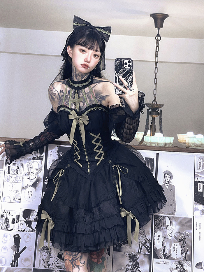 JSK Dress♥Ready to Ship♥ Cross Hime ♥Lolita Dress