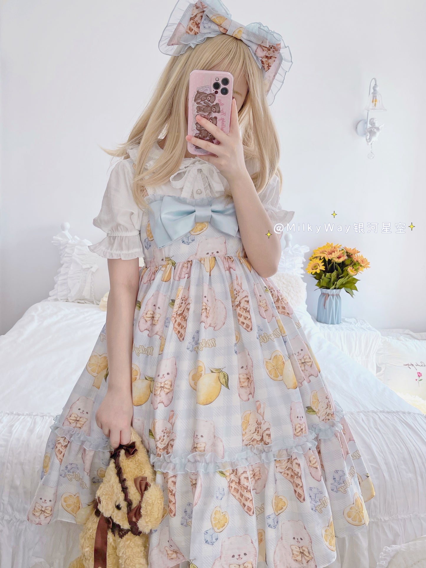 JSK Dress♥Ready to Ship♥ Lemon Doggy ♥Sweet Lolita Dress