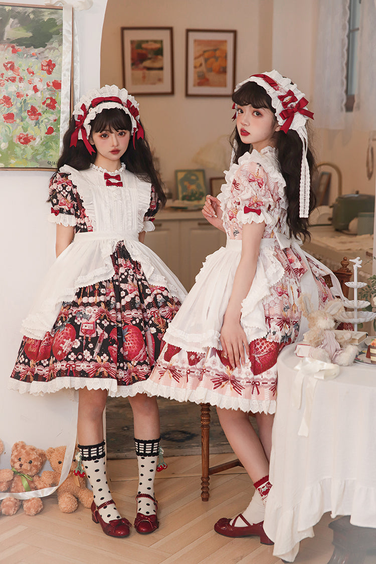 JSK & OP Dress♥Ready to Ship♥ Strawberry Revolution ♥Sweet Lolita Dress