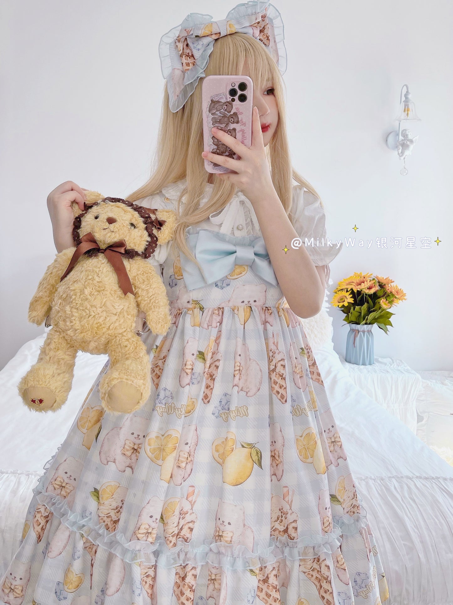 JSK Dress♥Ready to Ship♥ Lemon Doggy ♥Sweet Lolita Dress