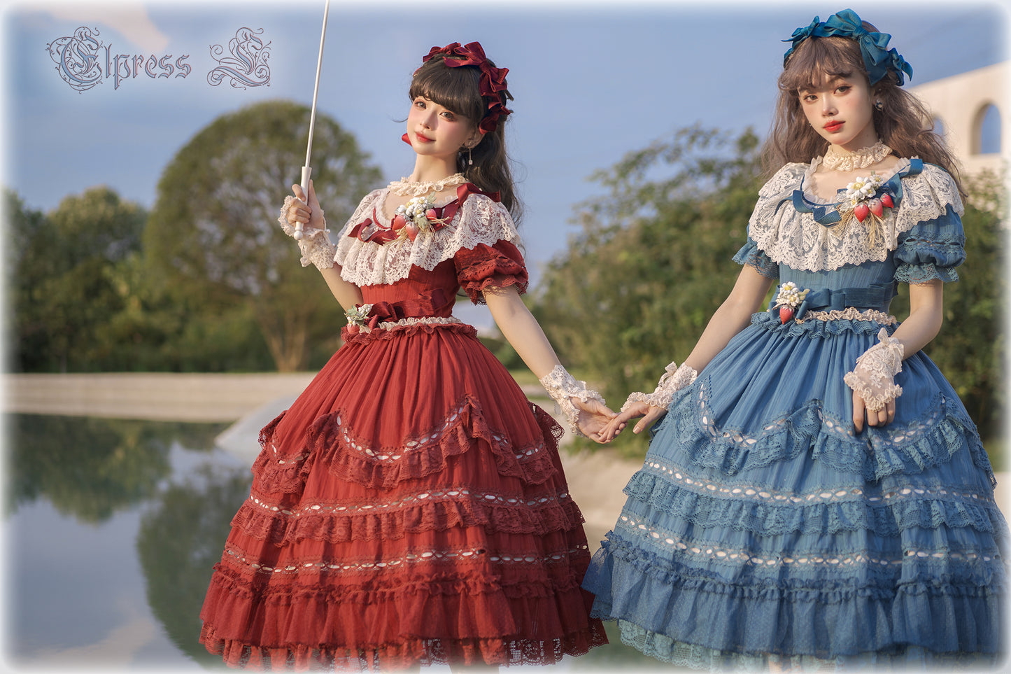 OP Dress Full Set♥Pre-order 3 months♥ Xingxiang Red Color ♥Sweet Lolita Dress