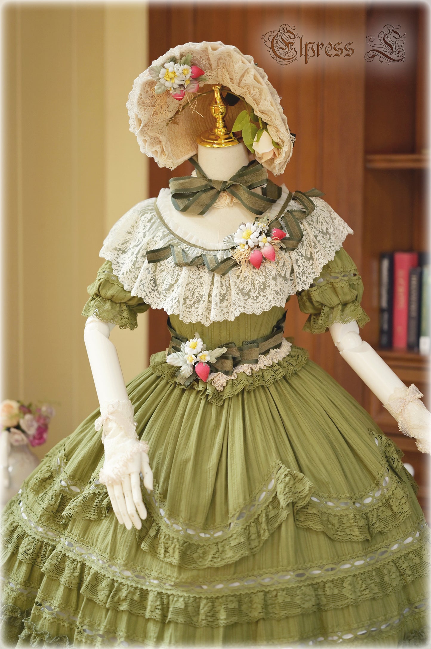 OP Dress Full Set♥Pre-order 3 months♥ Xingxiang Green Color ♥Sweet Lolita Dress