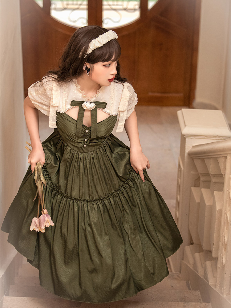 OP ♥Ready to Ship♥Garden& Poetry♥Sweet Lolita Dress