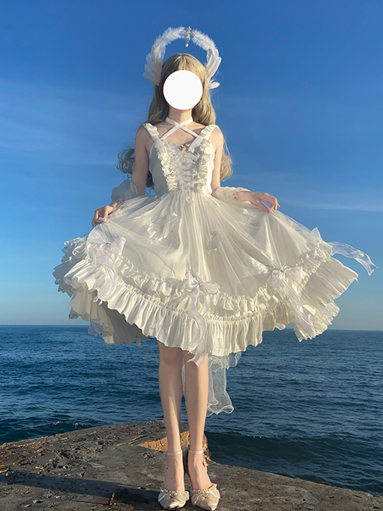 JSK ♥Ready to Ship♥dream feather ♥ Hime Lolita Dress