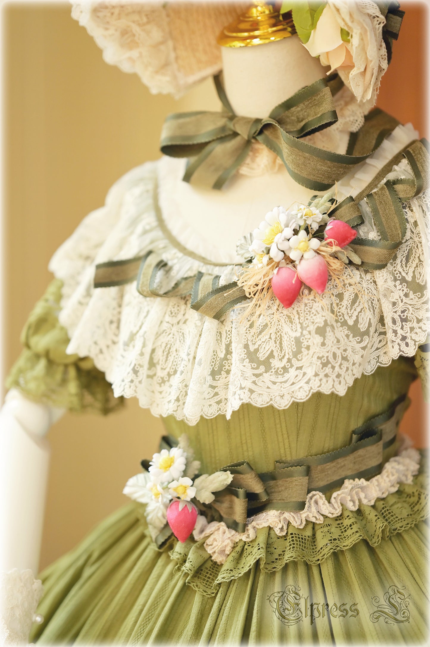 OP Dress Full Set♥Pre-order 3 months♥ Xingxiang Green Color ♥Sweet Lolita Dress