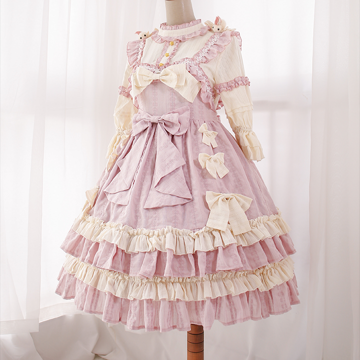 OP Dress♥Ready to Ship♥Rabbits Plant Flowers♥ Cotton Lolita Dress