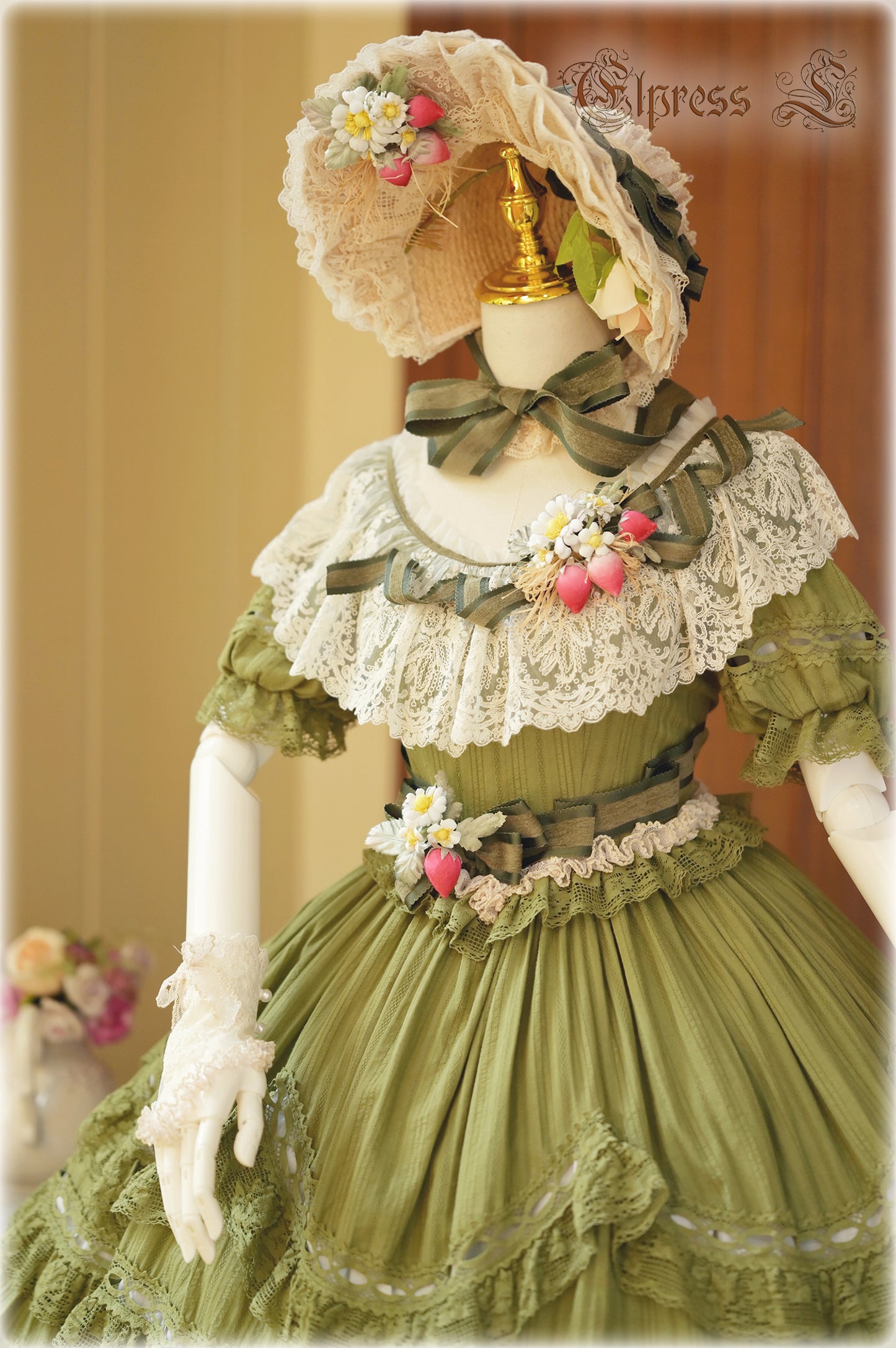 OP Dress Full Set♥Pre-order 3 months♥ Xingxiang Green Color ♥Sweet Lolita Dress