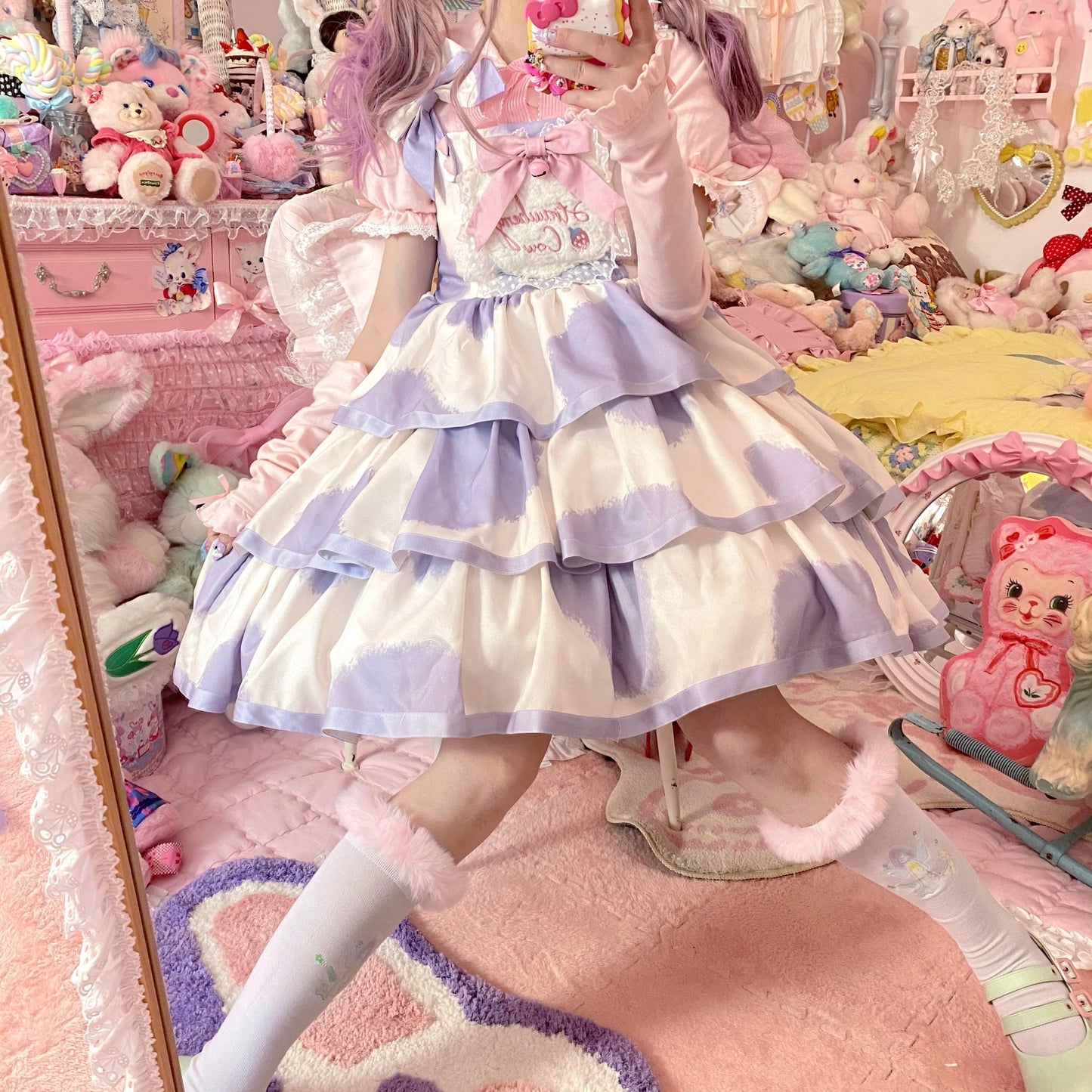 JSK Dress♥Pre-order 3 weeks♥ Strawberry Cow♥Sweet Lolita Dress