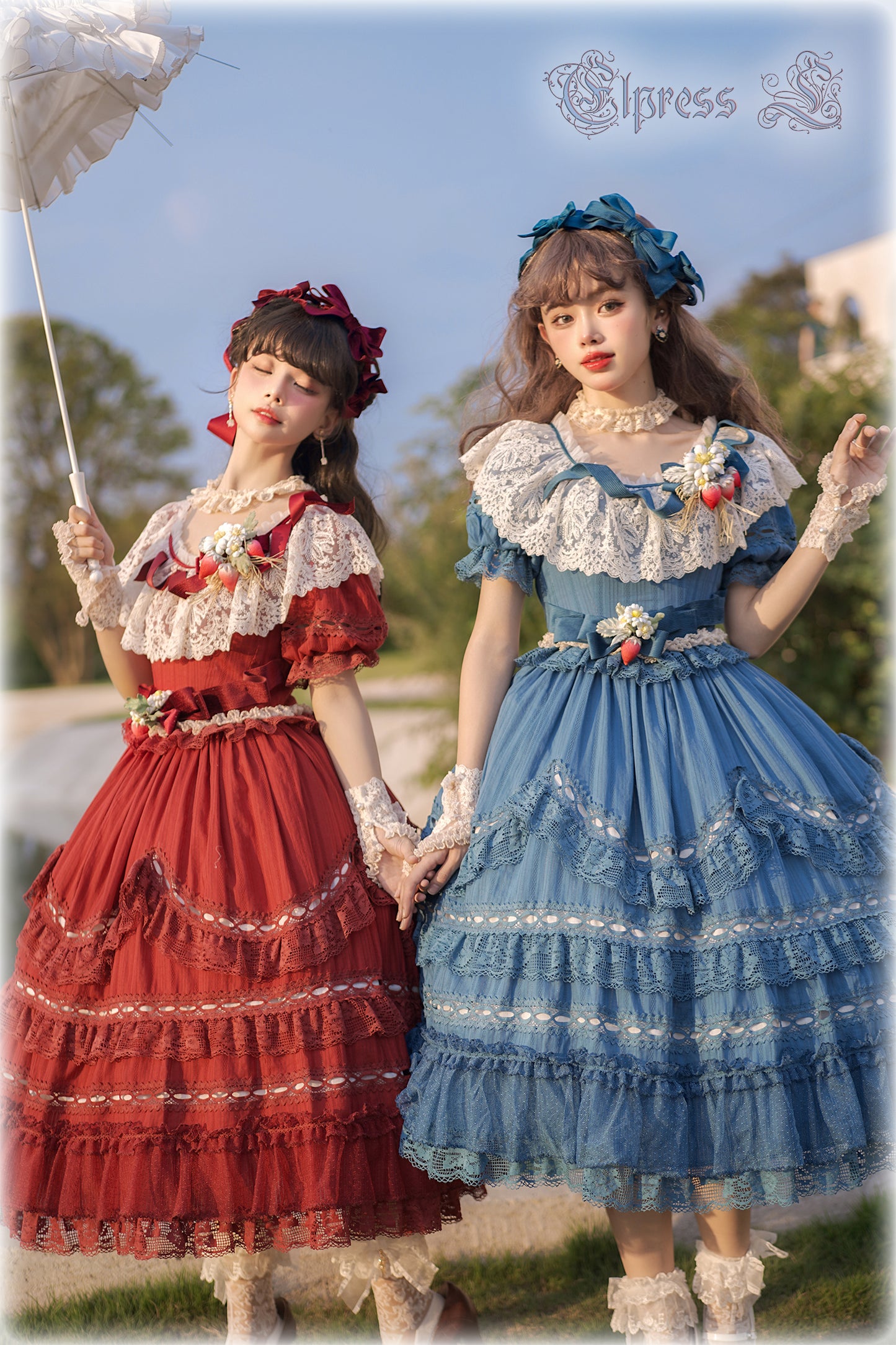 OP Dress Full Set♥Pre-order 3 months♥ Xingxiang Red Color ♥Sweet Lolita Dress